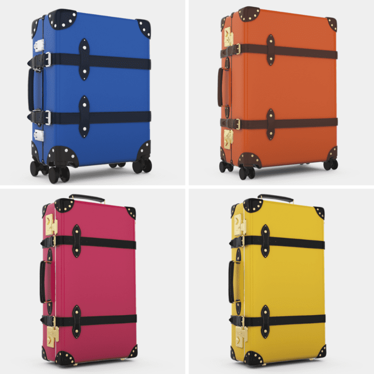 3D personalized renderings of Globe-Trotter luggage