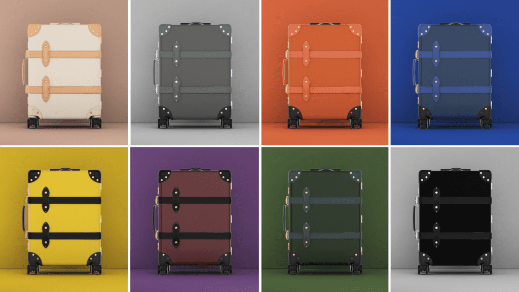 Product personalization Globe-Trotter Luggage