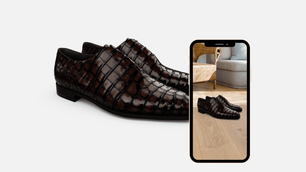 Berluti shoes in augmented reality