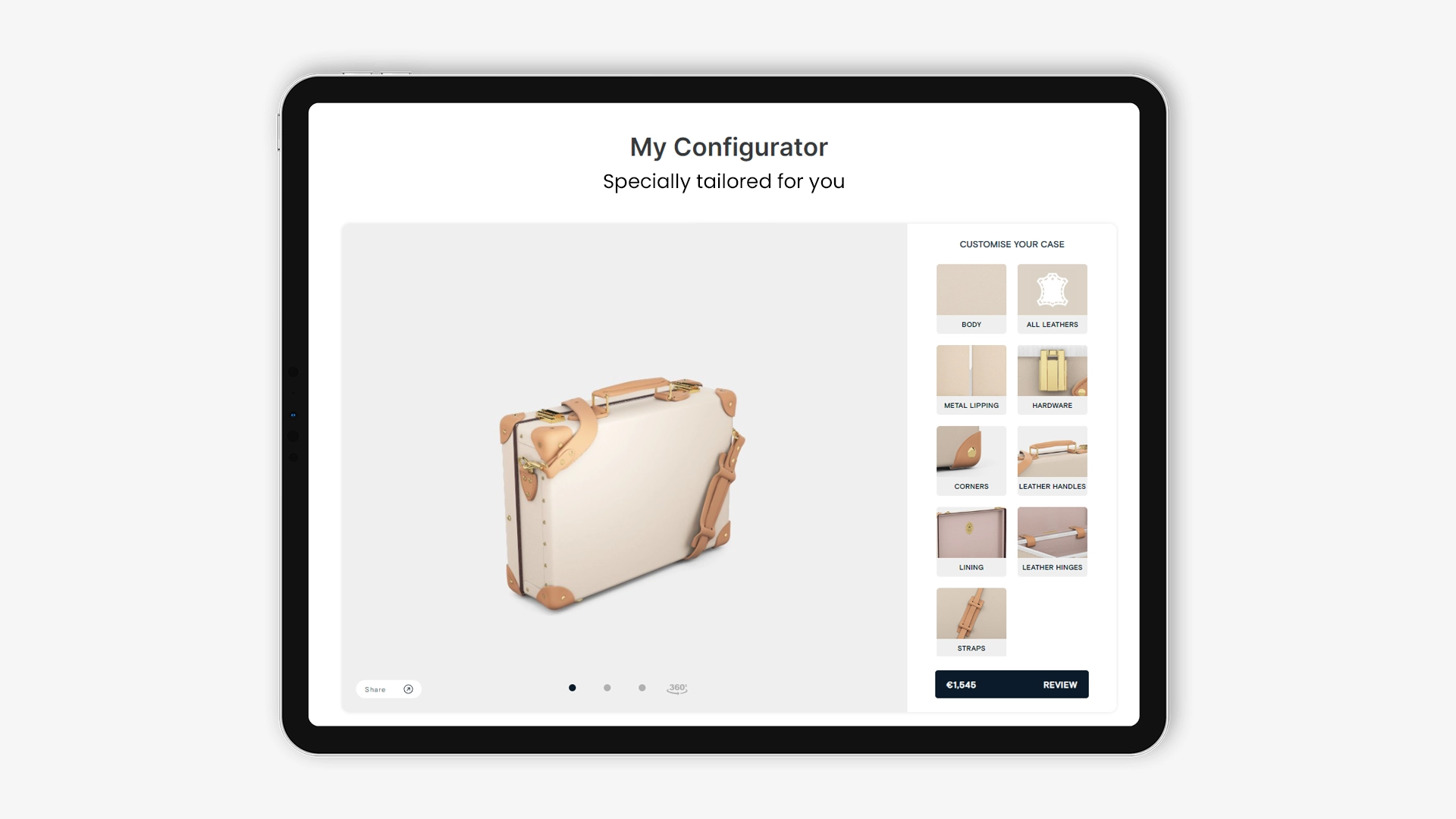 Personalized 3D Product Configurator for clienteling